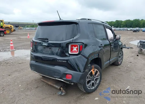 2017 Jeep Renegade Limited 4X4 from USA, damaged, VIN ZACCJBDB3HPE91977